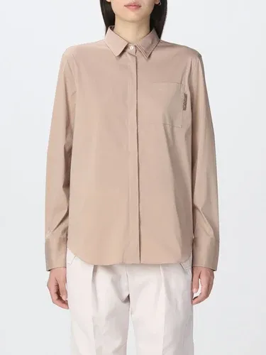 Camicia BRUNELLO CUCINELLI Donna colore Beige (105903220) Camicia BRUNELLO CUCINELLI Donna colore Beige (105903220)