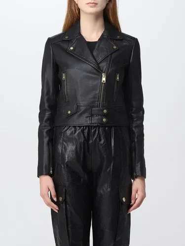 Giacca Pinko in nappa con logo embossed (104595926) Giacca Pinko in nappa con logo embossed (104595926)