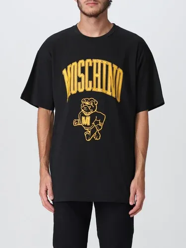 T-shirt over Moschino Couture con stampa logo (104596085)