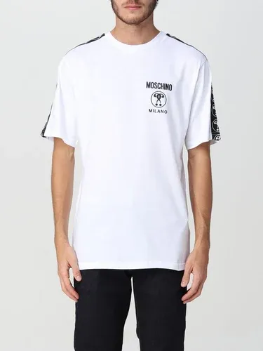 T-shirt Moschino Couture con bande logate (104596086)