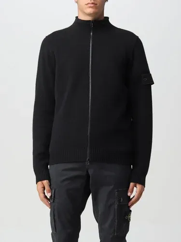 Cardigan STONE ISLAND Uomo colore Nero (104749053)