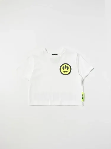 T-shirt cropped Barrow kids con stampa logo (104749167)