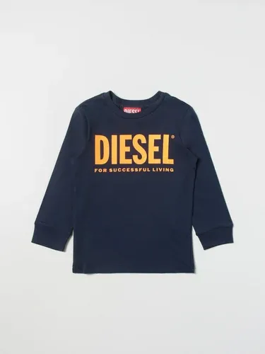 T-shirt Diesel in jersey di cotone con logo (104749202)