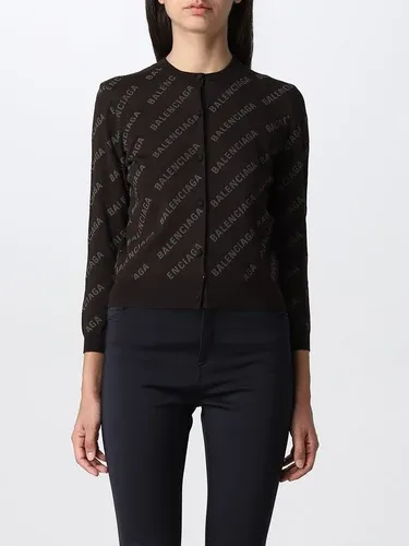 Cardigan Balenciaga con logo all-over (104749229) Cardigan Balenciaga con logo all-over (104749229)