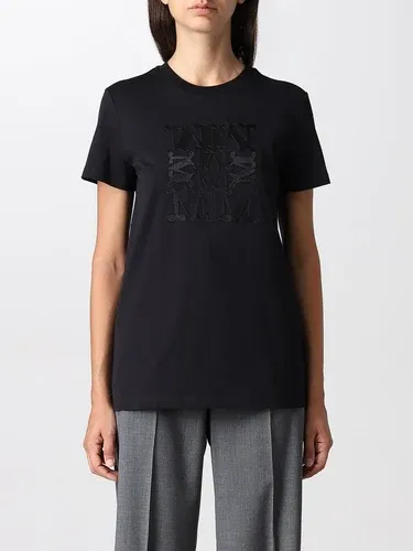 T-shirt Max Mara in cotone con monogram (104749293)