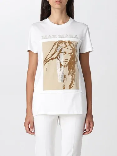 T-shirt Max Mara in cotone con stampa (104749318)