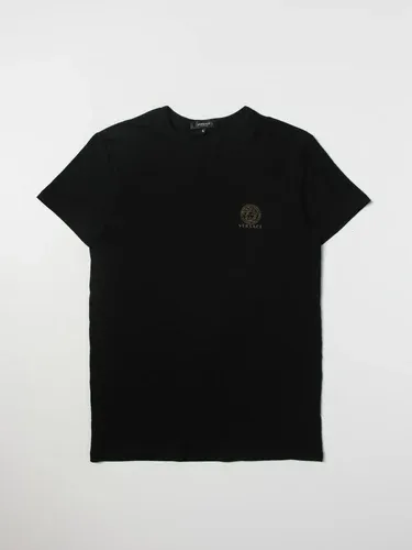 T-shirt Versace in jersey di cotone con logo (104749341)