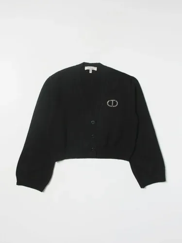 Cardigan Twinset con logo di strass (104749487) Cardigan Twinset con logo di strass (104749487)