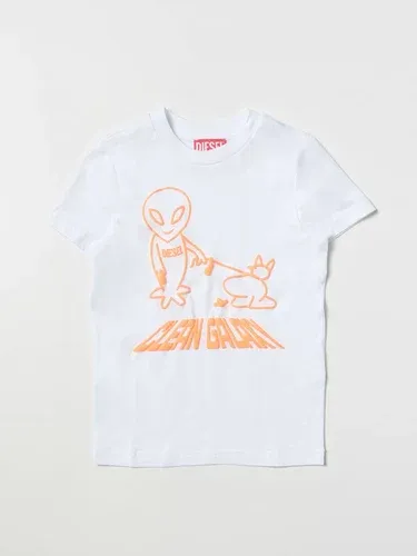 T-shirt Diesel in jersey di cotone con logo (104749835) T-shirt Diesel in jersey di cotone con logo (104749835)