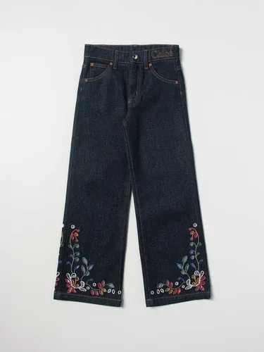 Jeans ampio Chloé con ricami (104749935)