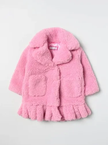 Cappotto Teddy Monnalisa con orlo sfrangiato (104750143)