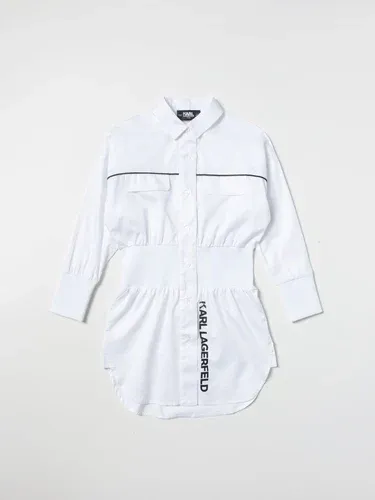 Abito KARL LAGERFELD KIDS Bambino colore Bianco (104750177)