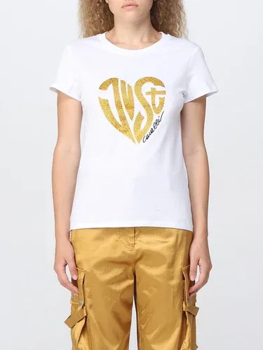 T-shirt Just Cavalli con logo di strass (102210002)