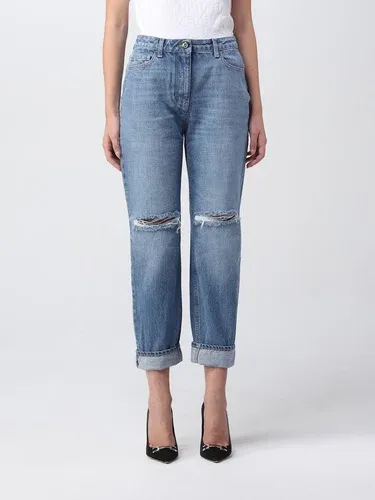 Jeans cropped Elisabetta Franchi (105448376)