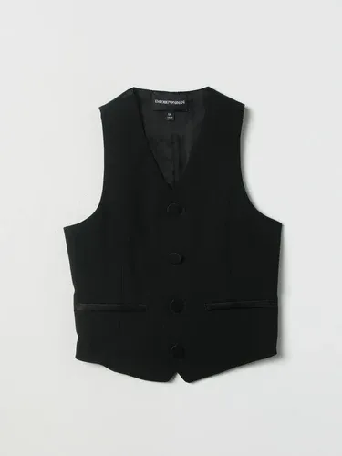 Gilet Emporio Armani in lana e raso (105448497)