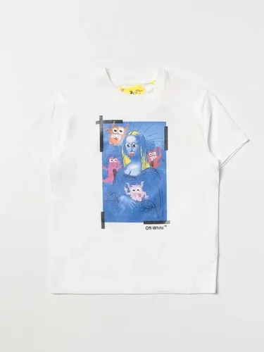 T-shirt Off-White in cotone con stampa grafica (105698136) T-shirt Off-White in cotone con stampa grafica (105698136)
