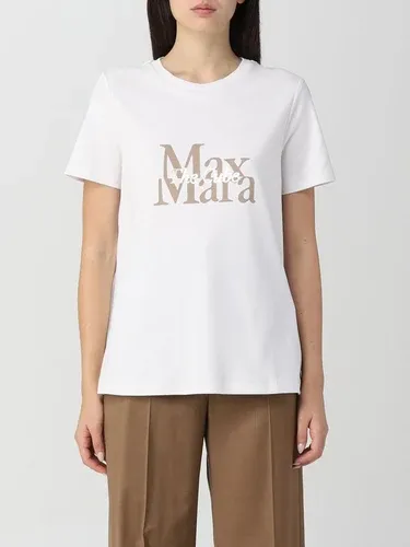 T-shirt S Max Mara con logo laminato (105698137)