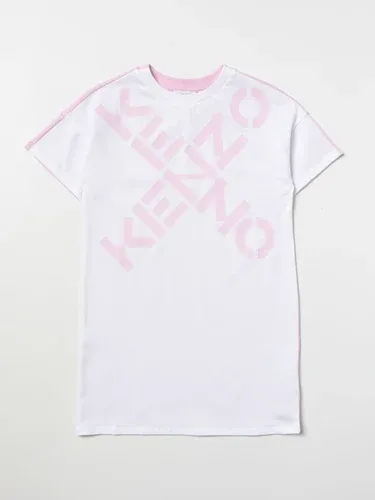 Abito a t-shirt Kenzo Junior con logo incrociato (105698388)