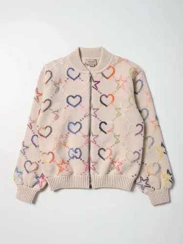 Cardigan di lana Gucci con zip (105698486)