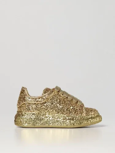 Sneakers Alexander McQueen in pelle con glitter (105698508)