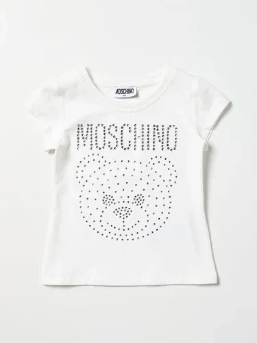 T-shirt Moschino Kid con Teddy di strass (105698643)