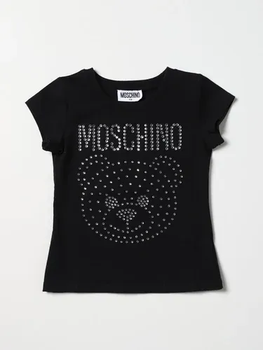 T-shirt Moschino Kid con Teddy di strass (105698644)