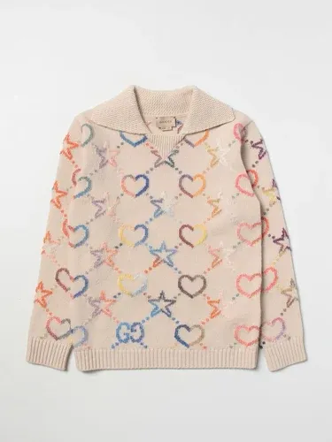 Maglia Gucci con stelle e cuori all-over (105698722)