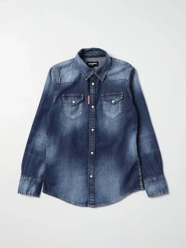 Camicia DSQUARED2 JUNIOR Bambino colore Blue (105698775) Camicia DSQUARED2 JUNIOR Bambino colore Blue (105698775)