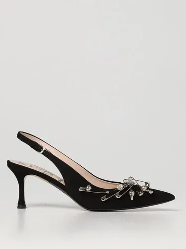 Slingback N° 21 in camoscio con applicazioni (105698745) Slingback N° 21 in camoscio con applicazioni (105698745)