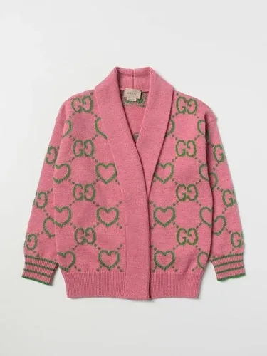 Cardigan Gucci con logo GG all-over (105698746)