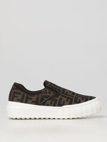 Sneakers Fendi Kids in tessuto jacquard (105698876)