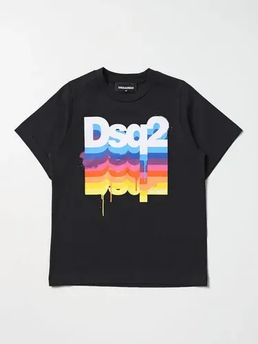 T-shirt Dsquared2 Junior con stampa logo (105753620)