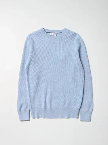 Maglia BRUNELLO CUCINELLI Bambino colore Acqua (105753717) Maglia BRUNELLO CUCINELLI Bambino colore Acqua (105753717)