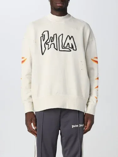 Felpa Palm Angels con stampa logo e fiamme (105753800) Felpa Palm Angels con stampa logo e fiamme (105753800)