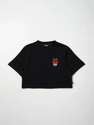 T-shirt cropped Gcds con mini logo (106178989)