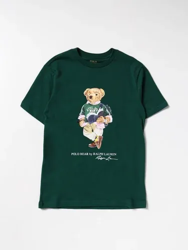 T-shirt Polo Ralph Lauren con stampa bear (105753903)