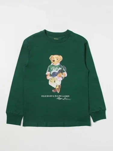 T-shirt Polo Ralph Lauren con stampa bear (105753905)