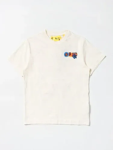 T-shirt Off-White con stampa frecce (105754096)