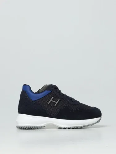 Sneakers Interactive Hogan in suede e tessuto (105754142)