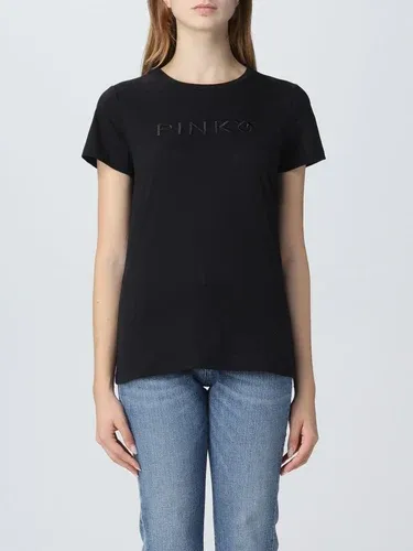 T-shirt Pinko in cotone con logo (105754151)