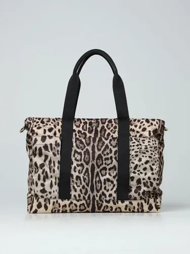 Diaper bag Dolce & Gabbana in nylon stampa animalier (105754429)