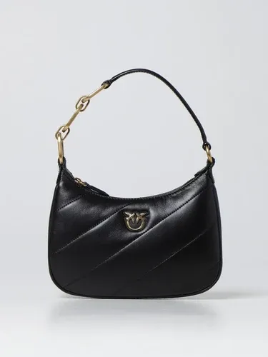 Borsa Mini Love Half Moon Pinko in nappa (105754497)