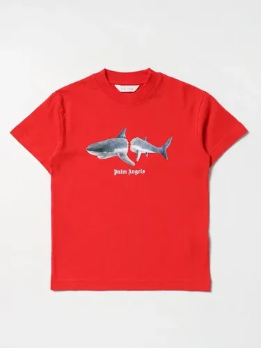 T-shirt Palm Angels in cotone con stampa squalo (105754674) T-shirt Palm Angels in cotone con stampa squalo (105754674)