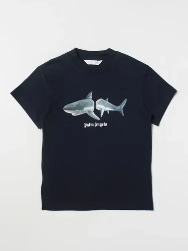 T-shirt Palm Angels in cotone con stampa squalo (106051675) T-shirt Palm Angels in cotone con stampa squalo (106051675)