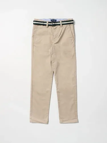 Pantalone POLO RALPH LAUREN Bambino colore Marrone (105754741)