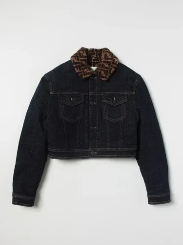 Giacca Fendi Kids in denim (105754776)