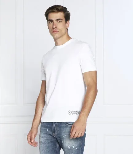 Calvin Klein t-shirt mirrored logo | regular fit (105755425) Calvin Klein t-shirt mirrored logo | regular fit (105755425)