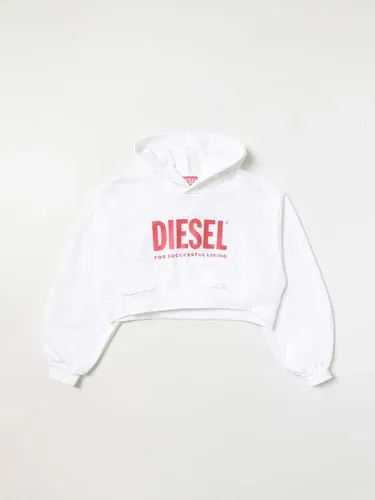 Felpa cropped Diesel con logo (105784772)