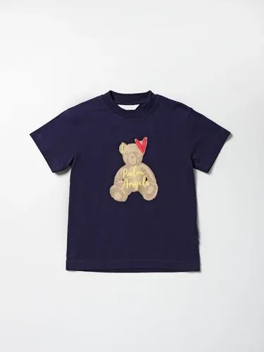 T-shirt Palm Angels in cotone con stampa bear (105784999)