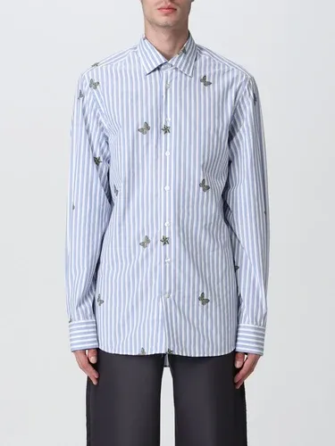 Camicia a righe Etro con farfalle all-over (106051605)